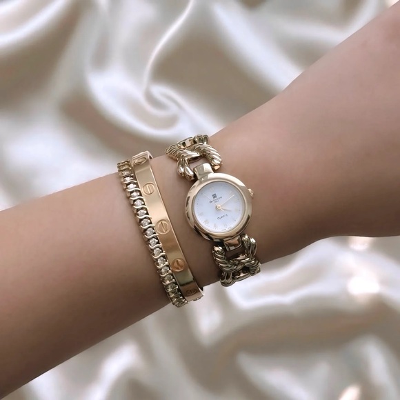 Givenchy Accessories - AUTHENTIC RARE VINTAGE GIVENCHY GOLD WATCH
